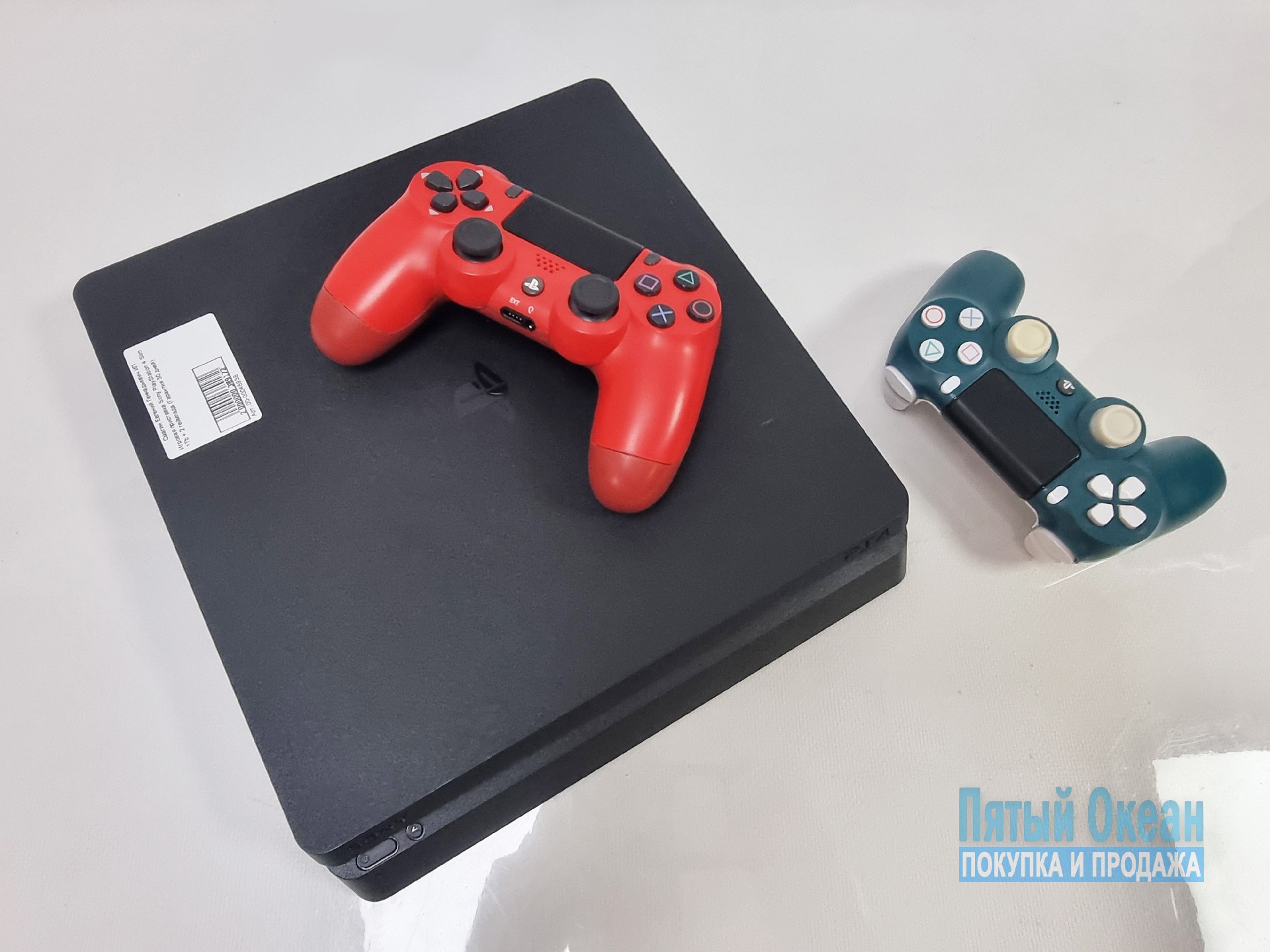 Игровая приставка Sony PlayStation 4 Slim 1Tb + 2 геймпада (Гарантия 30 дней)